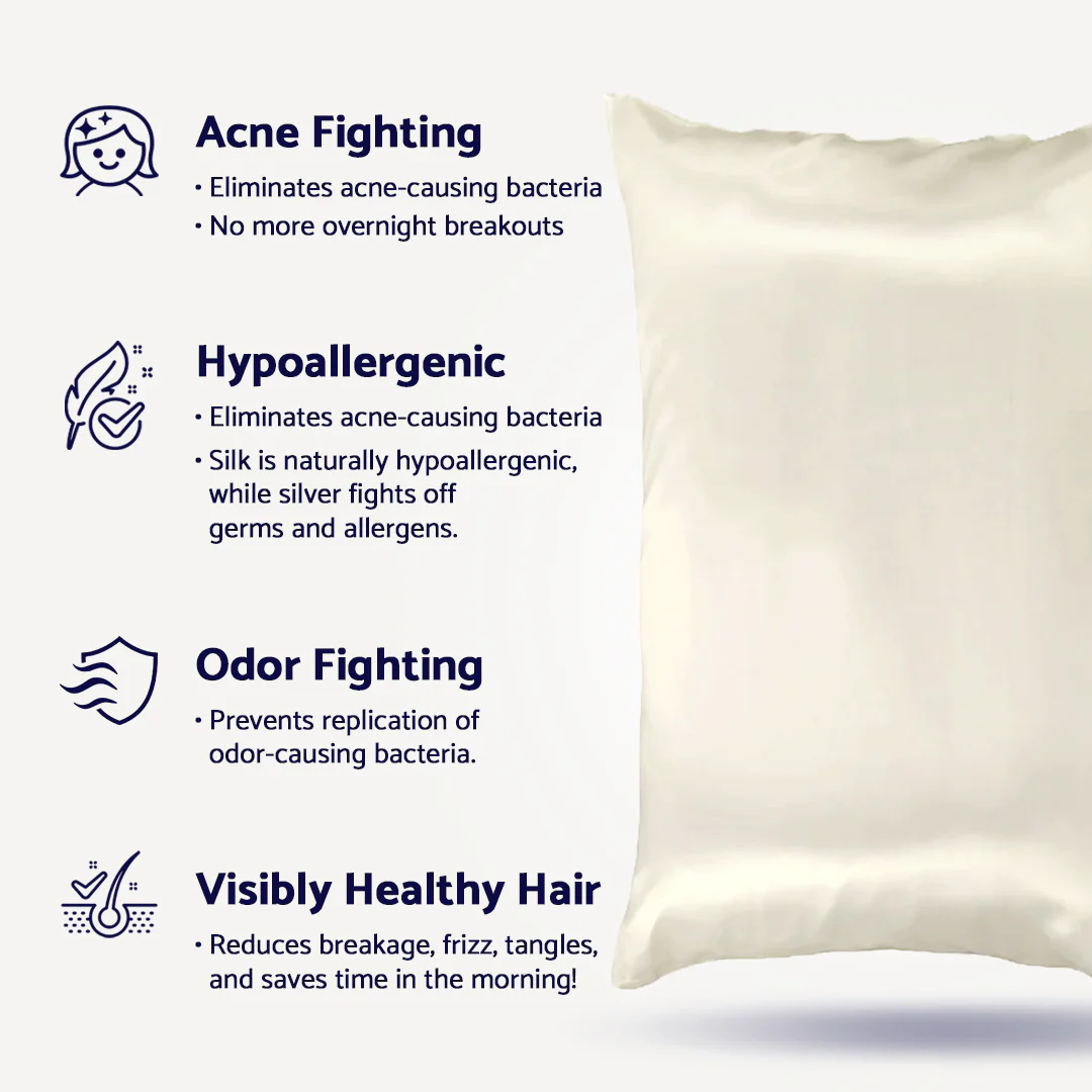 100% Mulberry Silk Pillowcase - Image 4