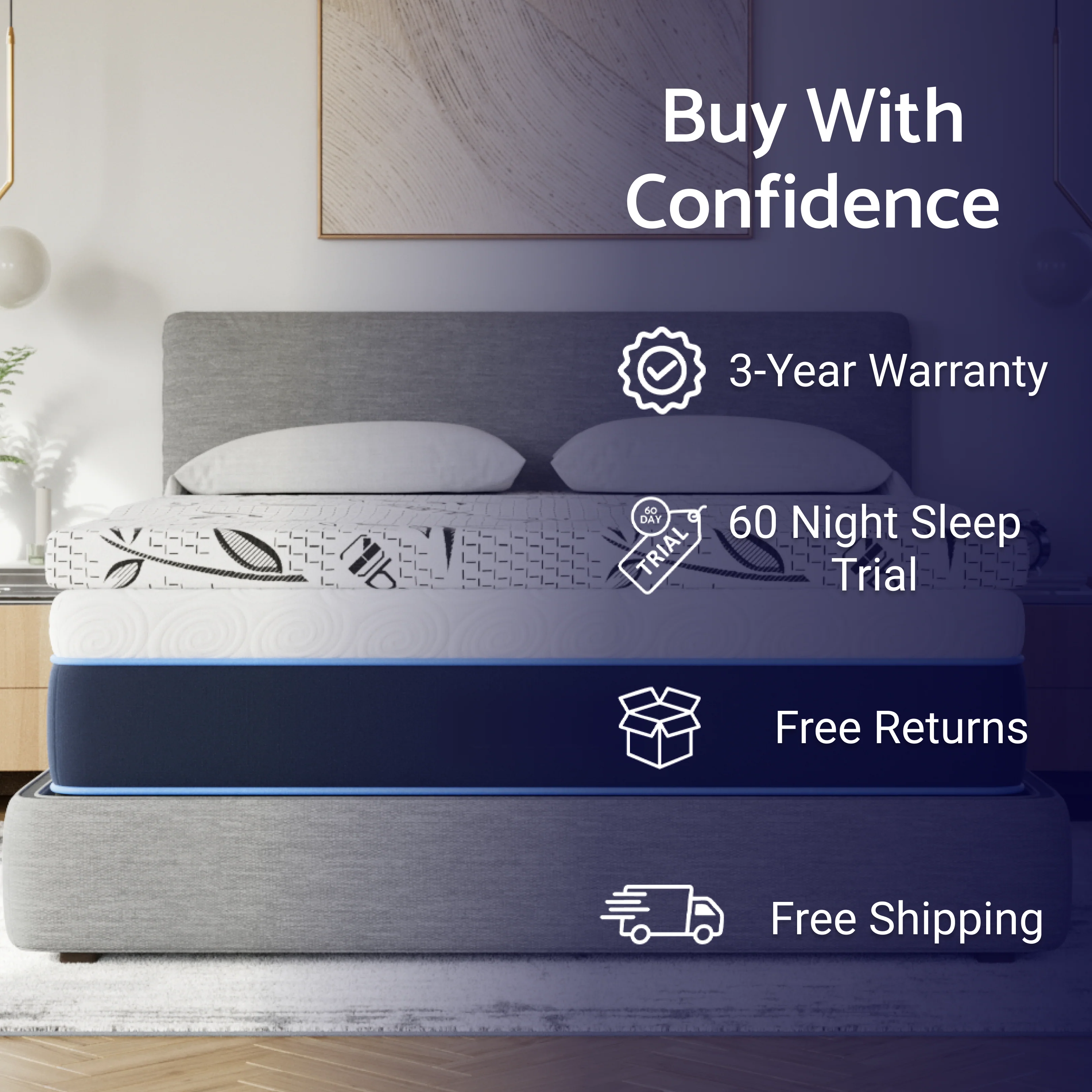 DreamAlign Firm Mattress Topper - Image 8